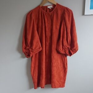 TheKorner Rust Orange Dress